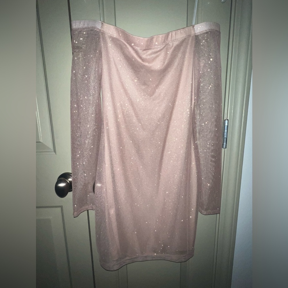 Mesh Glittery Dress